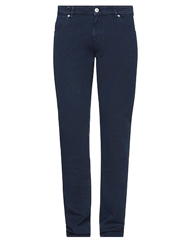 PT Torino Casual trouser Midnight blue 98% Cotton, 2% Elastane
