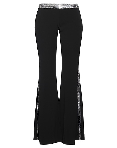 BALMAIN Casual pants Black 100% Viscose, Silk, Acrylic, Glass, Brass