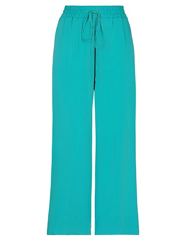 JUCCA Casual trouser Turquoise 95% Viscose, 5% Elastane