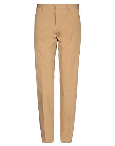FRANKIE MORELLO Casual pants Camel 100% Cotton