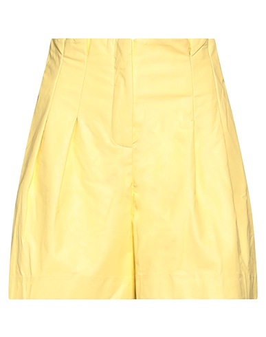 SOALLURE Shorts & Bermuda Yellow 100% Polyurethane