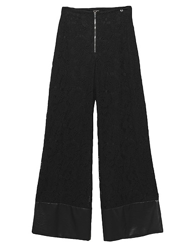 MY TWIN TWINSET Casual trouser Black 59% Cotton, 36% Polyamide, 5% Elastane, Viscose
