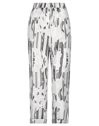 PESERICO Casual trouser White 100% Polyester