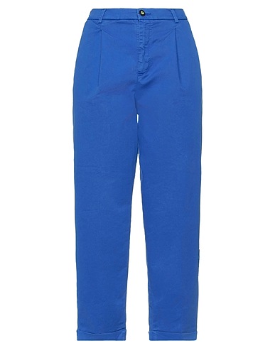 I LOVE MP Casual pants Blue 98% Cotton, 2% Elastane