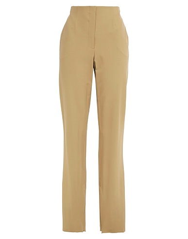 THE ROW Casual trouser Khaki 64% Virgin Wool, 30% Viscose, 6% Elastane, Horn