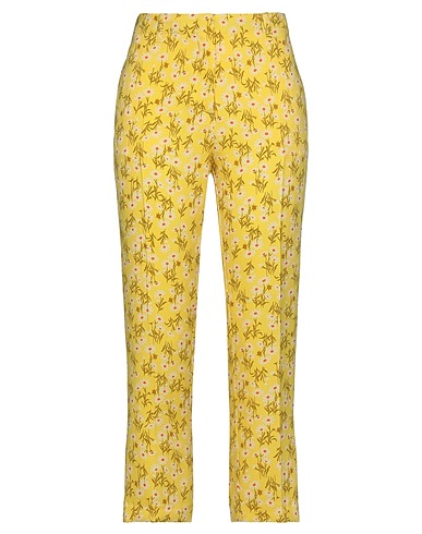 N°21 Casual pants Yellow 100% Viscose