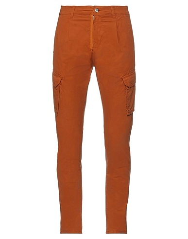 GREY DANIELE ALESSANDRINI Pantalone Marrone 98% Cotone, 2% Elastan