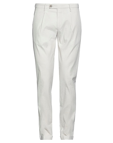 MICHAEL COAL Casual pants Beige 96% Cotton, 4% Polyester