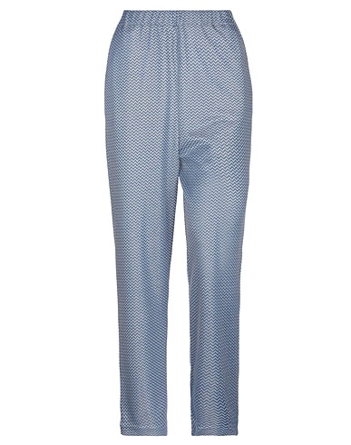 SUOLI Casual trouser Pastel blue 87% Viscose, 8% Polyester, 5% Polyamide