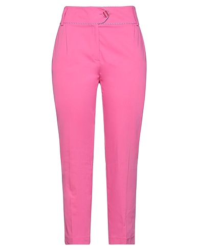 CRISTINAEFFE Casual pants Fuchsia 97% Cotton, 3% Elastane