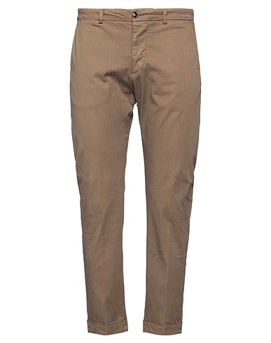 (+) PEOPLE Casual pants Brown 98% Cotton, 2% Elastane