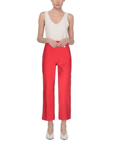 Shop Cristinaeffe Woman Pants Red Size 8 Elastomultiester