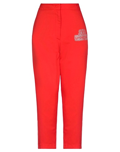 LOVE MOSCHINO Casual trouser Red 60% Cotton, 40% Viscose