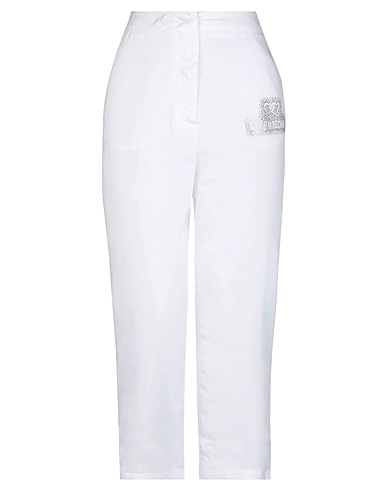 LOVE MOSCHINO Pantalone Bianco 60% Cotone, 40% Viscosa