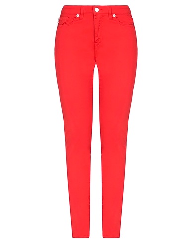 LOVE MOSCHINO Pantalone Rosso 97% Cotone, 3% Elastan