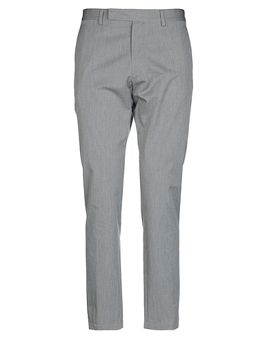 GRIFONI Casual pants Grey 53% Virgin Wool, 47% Cotton