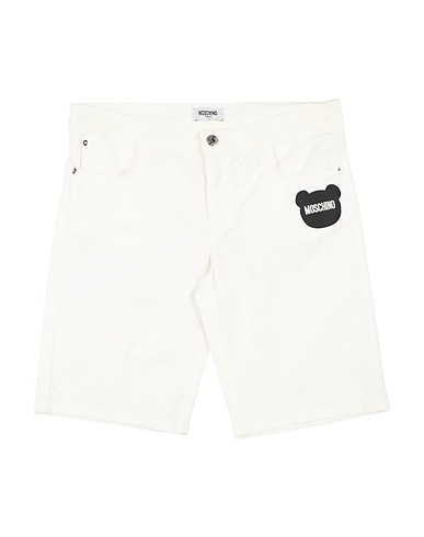 MOSCHINO TEEN Shorts & Bermuda White 97% Cotton, 3% Elastane