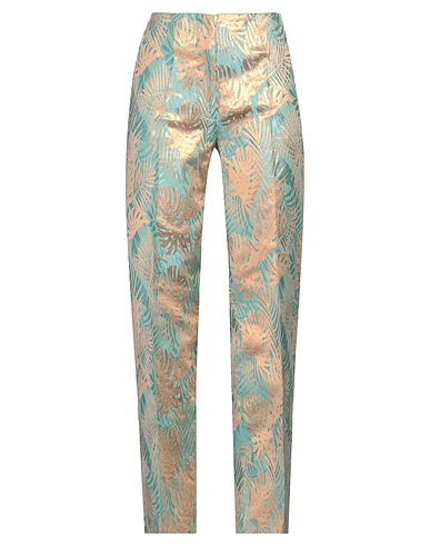 PT Torino Casual trouser Turquoise 54% Polyester, 46% Acetate