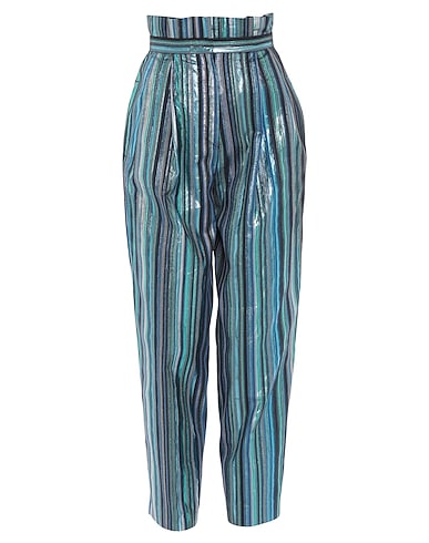 PT Torino Casual trouser Blue 56% Polyester, 32% Cotton, 10% Polyamide, 2% Other Fibres