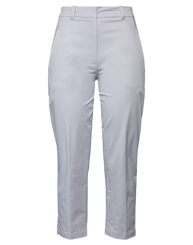 SEMICOUTURE Casual trouser Light grey 97% Cotton, 3% Elastane