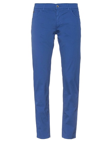 DOLCE&GABBANA Casual trouser Blue 98% Cotton, 2% Elastane