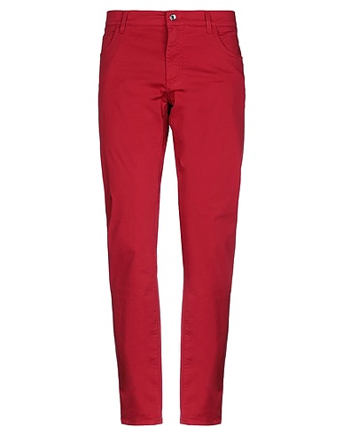 DOLCE&GABBANA Casual trouser Burgundy 98% Cotton, 2% Elastane