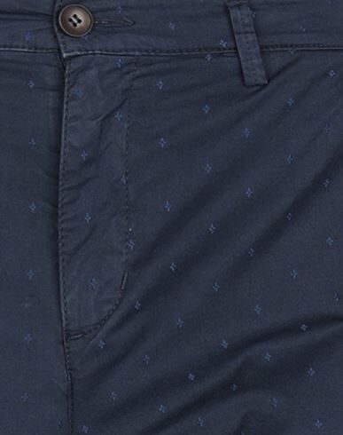 40weft Woman Pants Midnight Blue Size 4 Cotton, Elastane In Blue