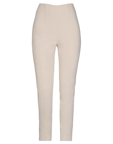 PESERICO Casual pants Beige 95% Cotton, 5% Elastane
