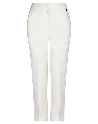 TWINSET Casual trouser Beige 56% Cotton, 44% Linen