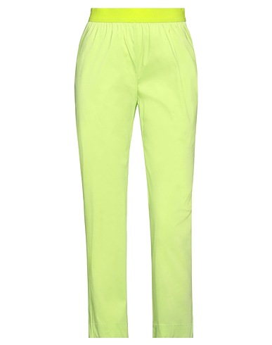 LIVIANA CONTI Pantalone Verde chiaro 68% Cotone, 28% Poliammide, 4% Elastan