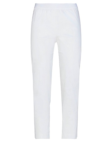 LIVIANA CONTI Pantalon Blanc 68% Coton, 28% Polyamide, 4% Élasthanne