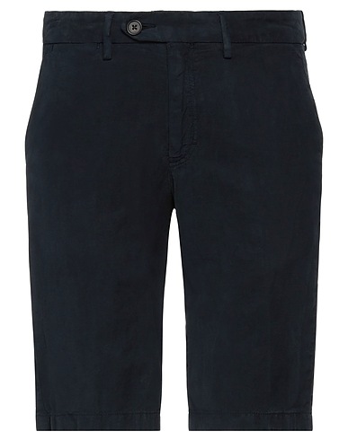 SEVENTY VENEZIA Shorts & Bermuda Blu notte 56% Lyocell, 25% Lino, 19% Cotone