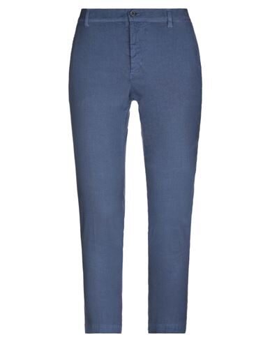 120% Casual Pants In Slate Blue