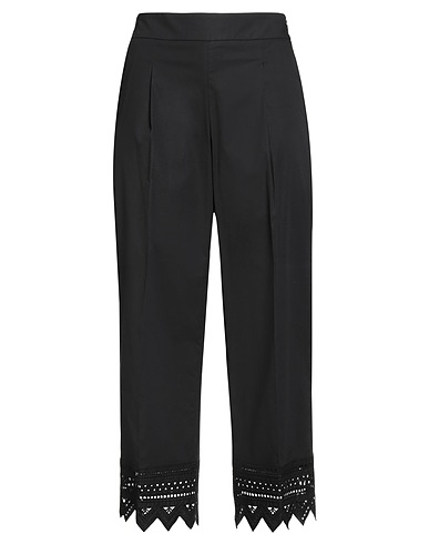 SEVENTY VENEZIA Pantalone Nero 96% Cotone, 4% Elastan, Poliestere