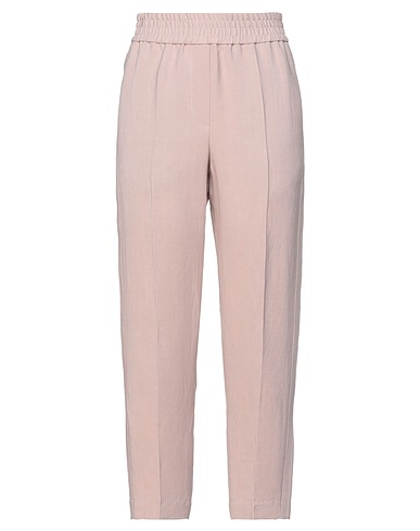 BRUNELLO CUCINELLI Casual pants NOCCIOLA 73% Viscose, 27% Linen