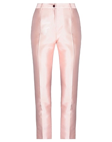DOLCE&GABBANA Casual trouser Pink 100% Silk
