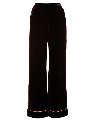 DOLCE&GABBANA Casual trouser Black 82% Viscose, 18% Silk