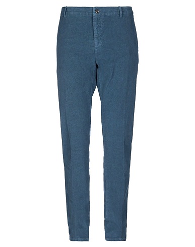 BARMAS Casual trouser Slate blue 98% Cotton, 2% Elastane