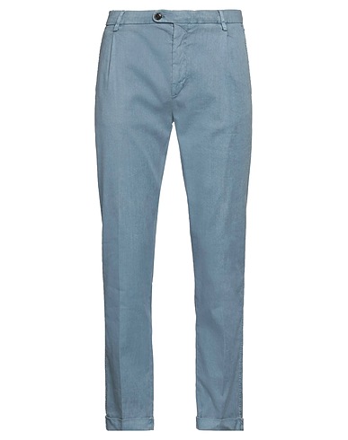BARMAS Casual trouser Light blue 54% Linen, 45% Cotton, 1% Elastane