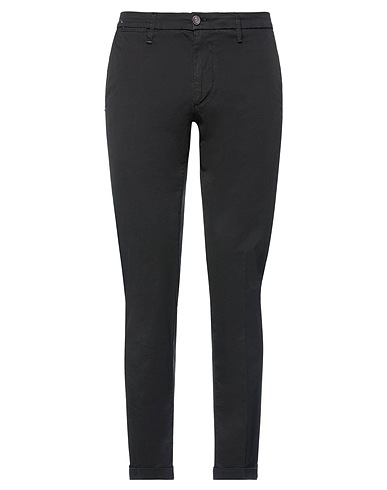 RE_HASH Pantalone Nero 97% Cotone, 3% Elastan