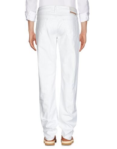 Shop Jacob Cohёn Man Pants White Size 31 Cotton, Linen, Elastane