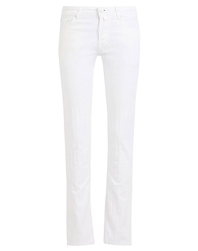 JACOB COHЁN Casual pants 72% Cotton, 26% Linen, 2% Elastane