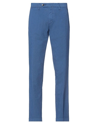 BRIGLIA 1949 Casual pants Blue 97% Cotton, 3% Elastane