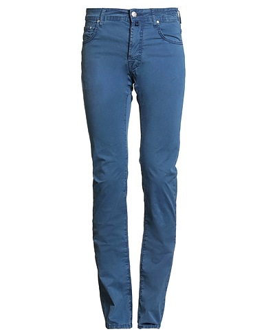 JACOB COHЁN Casual trouser Navy blue 96% Cotton, 4% Elastane