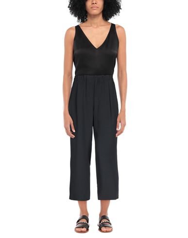 Vdp Collection Woman Pants Black Size 6 Acetate, Viscose In Black