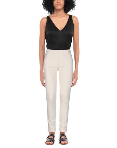 Shop Vdp Collection Woman Pants Ivory Size 14 Viscose, Polyamide, Elastane, Acetate, Silk In White