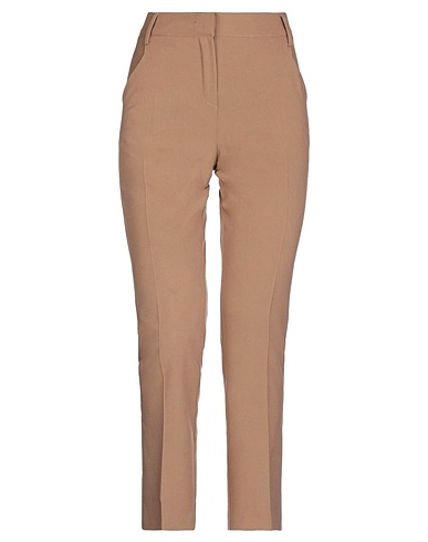 OLLA PARÉG Casual trouser Camel 68% Viscose, 29% Polyester, 3% Elastane