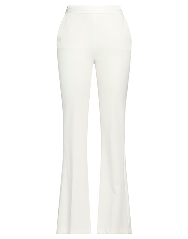 ALMAGORES Pantalone Bianco 88% Poliestere, 12% Elastan