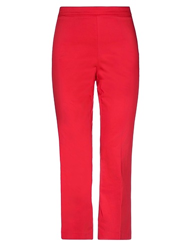 RELISH Casual trouser Red 98% Cotton, 2% Elastane