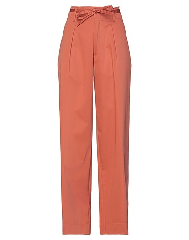 FORTE_FORTE Casual trouser Salmon pink 100% Cotton